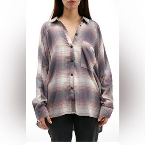 BDG urban outfitters Brendan shirt, Medium, Lilac